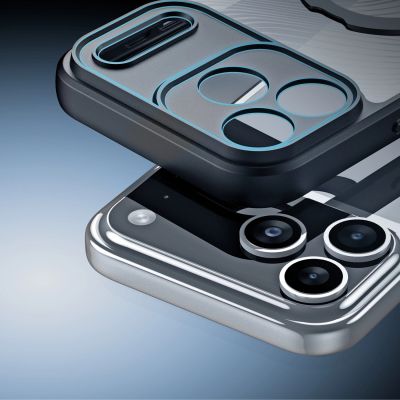 7. Dux Ducis Aimo Mag Case mit Magnetring und Ständer für iPhone 17 Pro – Schwarz