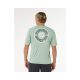 3. Herren Lycra RIP CURL Pacific Rinse Surflite UPF Kurzarmhemd grün