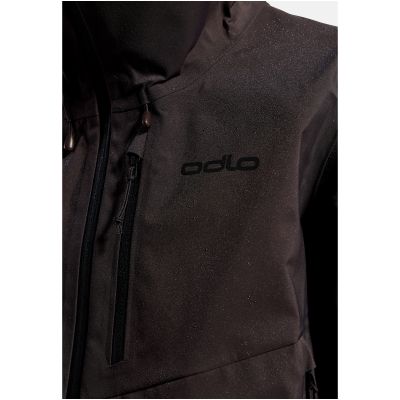 7. Damen-Regenjacke Odlo X-ALP 3L Jacket Hardshell, braun