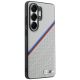 4. BMW Tricolor Metal Logo MagSafe Hülle für Samsung Galaxy S26 Ultra - Grau