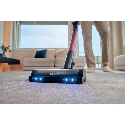 16. Hoover HF610HX 011 Akku-Staubsauger, beutellos, 0,7 l, 650 W, lila, 4 Ah