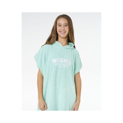 5. RIP CURL Classic Surf Kapuzenhandtuch-Mädchen-Poncho Grün