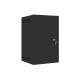 11. LANBERG Wandregalschrank 10" 9U 280x310 Schwarz, Metalltüren (Bausatz) WF10-2309-00B