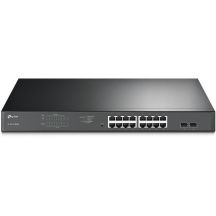TP-Link TL-SG1218MPE Managed L2 Gigabit Ethernet (10/100/1000) PoE-Unterstützung 1 HE Schwarz