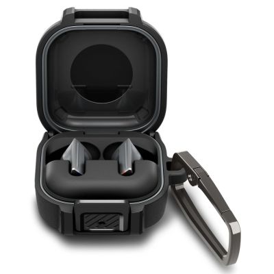 3. Spigen Lock Fit Schutzhülle für Samsung Galaxy Buds 4 / 4 Pro – Mattschwarz