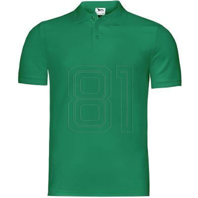 2. Malfini Pique Polo Free M MLI-F0316 grasgrünes Poloshirt