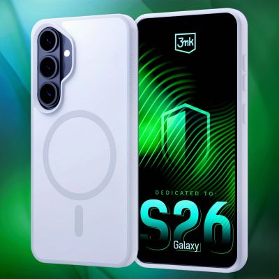 12. 3mk Smoke MagCase für Samsung Galaxy S26 - weiß