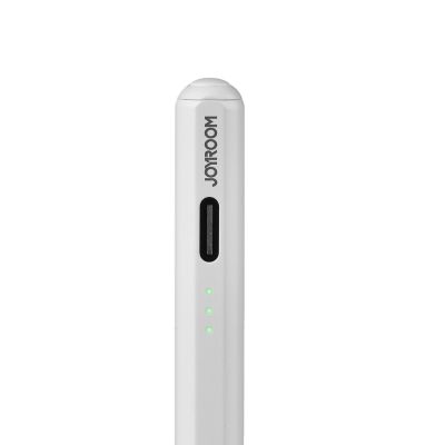 5. Joyroom JR-X15 Pro Aktiver kapazitiver Stift (inkl. 2 Ersatzspitzen) Weiß