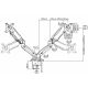 3. Equip Tischhalterung 17"-32" / 2TFT 360° Gasfeder 9 kg Einzelhandel