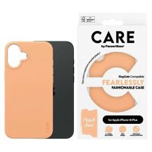 CARE by PanzerGlass Fashion Case iPhone 16 Plus 6,7" pfirsich/pfirsich MagSafe 1391