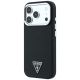2. Guess MagSafe-Hülle mit genarbtem Dreieckslogo für iPhone 17 Pro Max / 18 Pro Max – Schwarz
