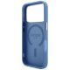 7. Guess Embossed 4G Classic MagSafe Hülle für iPhone 17 Pro / 18 Pro – Blau