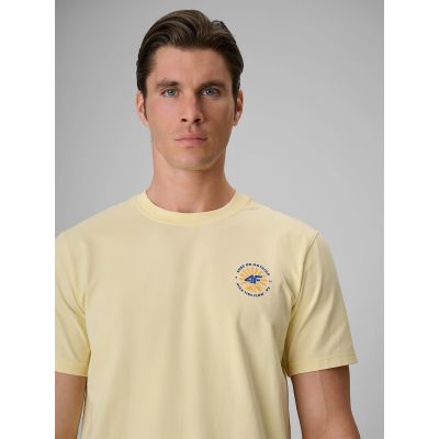 3. Herren-T-Shirt mit Aufdruck, regulär, Größe 4F 4FRSS26TTSHM4293-73S