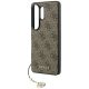 5. Guess 4G Classic Logo Charm MagSafe Hülle für Samsung Galaxy S26 Ultra – Braun