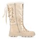 18. Rieker W RKR640 wasserdichte hohe Schneestiefel beige