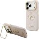 Guess Grained Big 4G & Stand Camera Case für iPhone 17 Pro - Pink