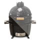 Kamado Bono Minimo Keramikgrill 15 Zoll Kamado Grillwagen Holzkohle (Brennstoff) Schwarz