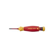Wiha 45296 Handschraubendreher mit austauschbaren Bits, gerader Schraubendreher