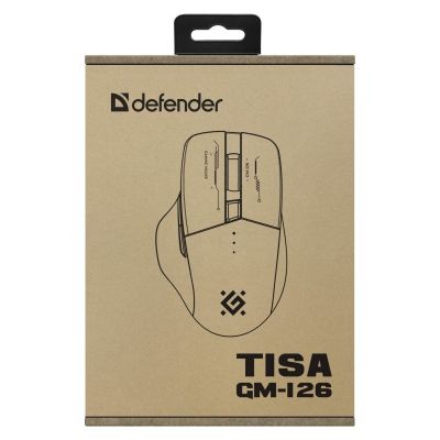 5. DEFENDER MAUS GM-126 TISA RF+BT OPTIK 1600dpi 6P WEISS