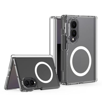 2. Dux Ducis Clin Mag Case für Samsung Galaxy Z Fold 8 Wide, kompatibel mit MagSafe – Transparent