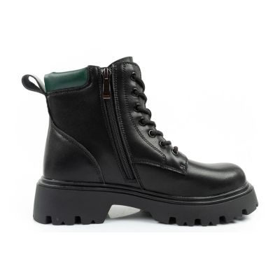 4. Lee Cooper Stiefel, Damenstiefel, Lederstiefel, isoliert, Schnürstiefel