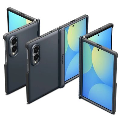4. Spigen Slim Armor Pro Magsafe Hülle für Samsung Galaxy Z Fold 8 – Dunkelgrau