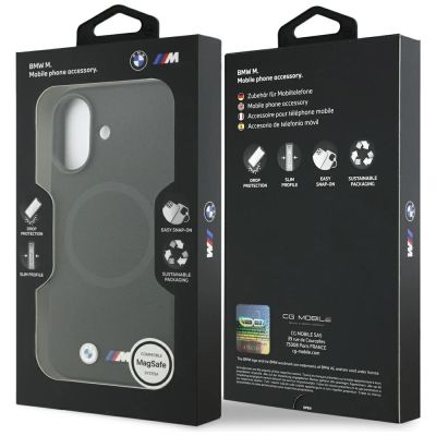 8. BMW M FW MagSafe Hülle mit Metalllogo für iPhone 17 - Schwarz
