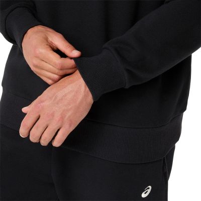 8. ASICS Fleece-Sweatshirt mit Relaxed Fit und Rundhalsausschnitt TOP