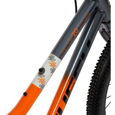 5. Huffy Literide Alu 20” Orange Graphite Fahrrad (23205W)