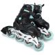 10. Meteor M 34-37 Urbo Rollschuhe Schwarz/Mint