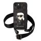 2. Karl Lagerfeld KLHCP14SSTKMK iPhone 14 6.1" schwarz/schwarz Hardcase Monogram Ikonik Patch