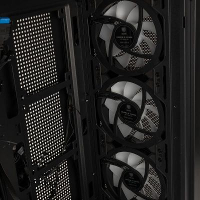 6. Kolink UNITY MESHBAY ARGB Midi Tower Computersicherheit & Halterungen Schwarz