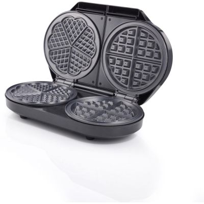 6. Gorenje Mini-Grill, Elektrogrill, Waffelplatte, WM1400SB, 1400 W, Durchmesser 18 cm, Schwarz