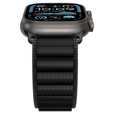 7. Armband Spigen WBF1 Armband für Apple Watch 44 / 45 / 46 / 49 mm - Schwarz
