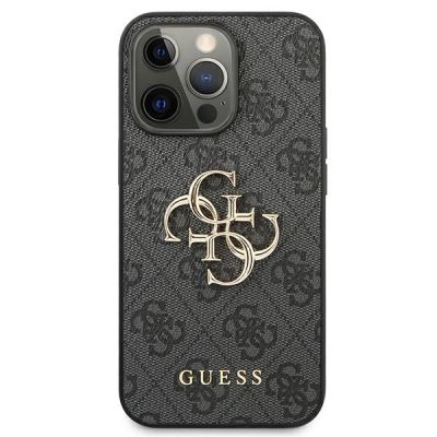 3. Guess GUHCP13L4GMGGR iPhone 13 Pro / 13 6.1" Grau/Grau Hardcase 4G Big Metal Logo