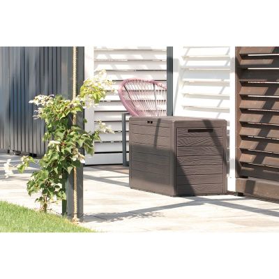 9. Gartenbox 140L Anthrazit Woodebox