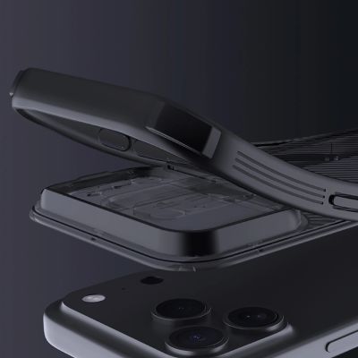 10. Nillkin CamShield Pro MagSafe-kompatible Hülle für iPhone 17 Pro – Transparent Schwarz