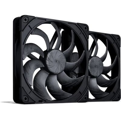 9. NOCTUA 140-mm-Lüfter NF-A14x25 G2 PWM Sx2 PP chromax black