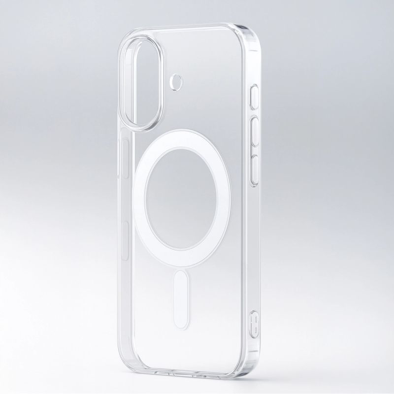 6. Transparente Schutzhülle für Samsung Galaxy S26, kompatibel mit MagSafe – Transparent