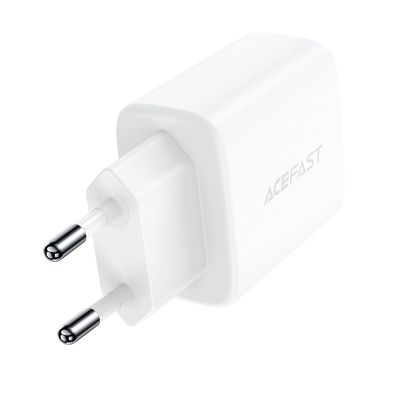 2. Acefast Wandladegerät USB Typ C / USB 20W, PPS, PD, QC 3.0, AFC, FCP weiß (A25 weiß)