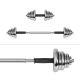 10. REBEL ACTIVE VERSTELLBARE CHROM-HANTELN IM KOFFER MIT HANTELSTANGE, 20 KG SET