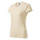 Basic-T-Shirt für Damen (Mandel)