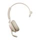 Jabra Evolve2 65 UC Mono Link380c Kabelloser Over-Ear-Kopfhörer, Beige