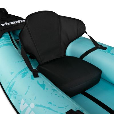 9. VIRTUFIT KAJAK 335 – TÜRKIS – MIT KAJAKSITZEN UND TRAGETASCHE