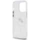 7. Karl Lagerfeld IML Metal Karl & Choupette Head MagSafe Hülle für iPhone 14 Pro - Weiß