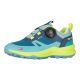 7. Trollkids Trollfjord Hiker Low XT Wasserdichte Schuhe Harbor Blue/Spring Leaf/Aquamarine Mist