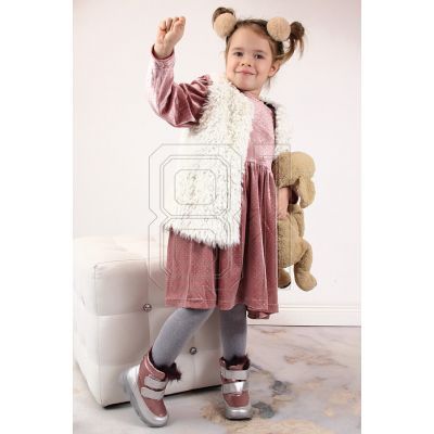 4. Kornecki Jr KOR6895B Wasserdichte Schneestiefel mit Klettverschlussmembran