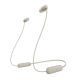 2. Sony WI-C100 Kabelloses In-Ear-Bluetooth-Headset für Anrufe und Musik, Beige