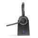 2. Lindy L118 Kabelloses Headset mit Kopfbügel, Büro-/Callcenter-Anschluss, USB Typ-C, Bluetooth-Ladestation, Schwarz
