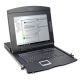 10. Digitus Modularkonsole mit 17-Zoll-TFT-Monitor (43,2 cm), 8-Port-KVM-Switch und Touchpad, US-Tastatur